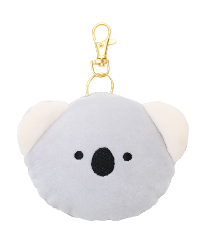 マルチポーチ フェイスキーリング　バムグッ ◇再入荷◇アニマルもちもちキーリングポーチ | BuonaVita