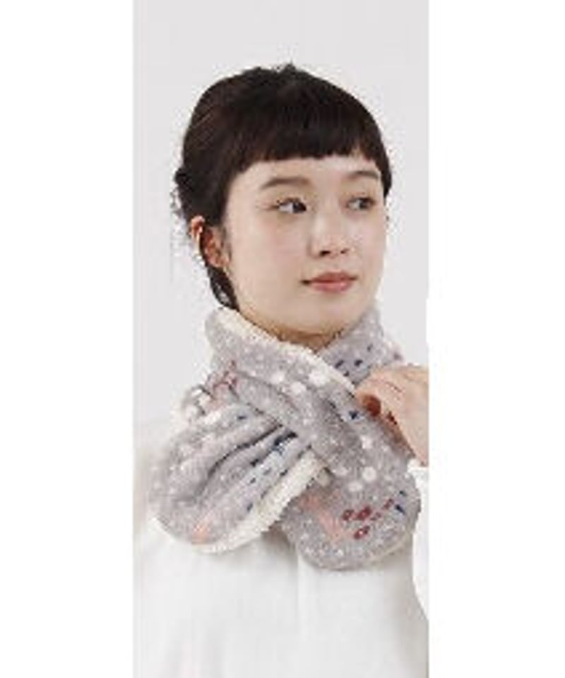 メ*1様 【極美品・限定品】プラダ うさぎ柄 カシミヤ混 マフラー ブラック ホ メ*1様 【極美品・限定品】プラダ うさぎ柄 カシミヤ混 マフラー