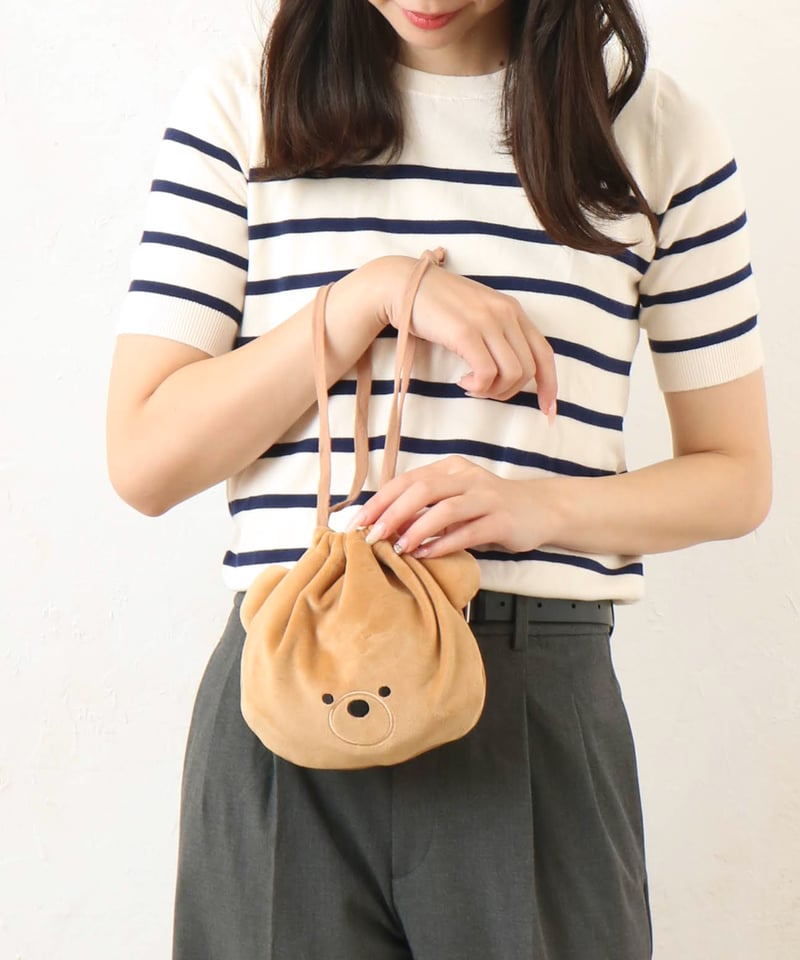 【美品✨】mojocamar モジョカマー フルーツ巾着 ピーチ 完売品 美品✨】mojocamar モジョカマー フルーツ巾着 ピーチ 完売品