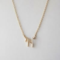 ハンドライティング数字(ナンバー) 2桁ネックレス