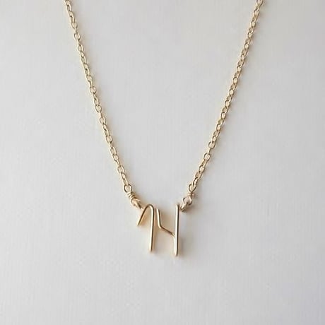ハンドライティング数字(ナンバー) 2ケタ ネックレス