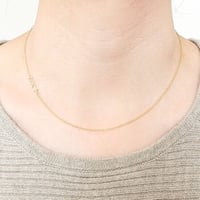 数字(ナンバー)2ケタサイドネックレス【10金】