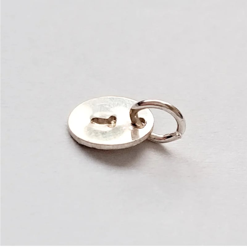 ミニイニシャルプレートチャーム [シルバー925] 【着せ替え