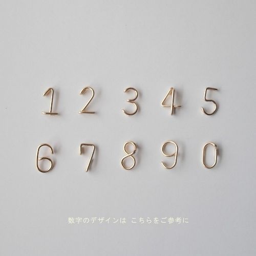 CLASSY.ONLINE掲載アイテム》数字（ナンバー）スタッドピアス