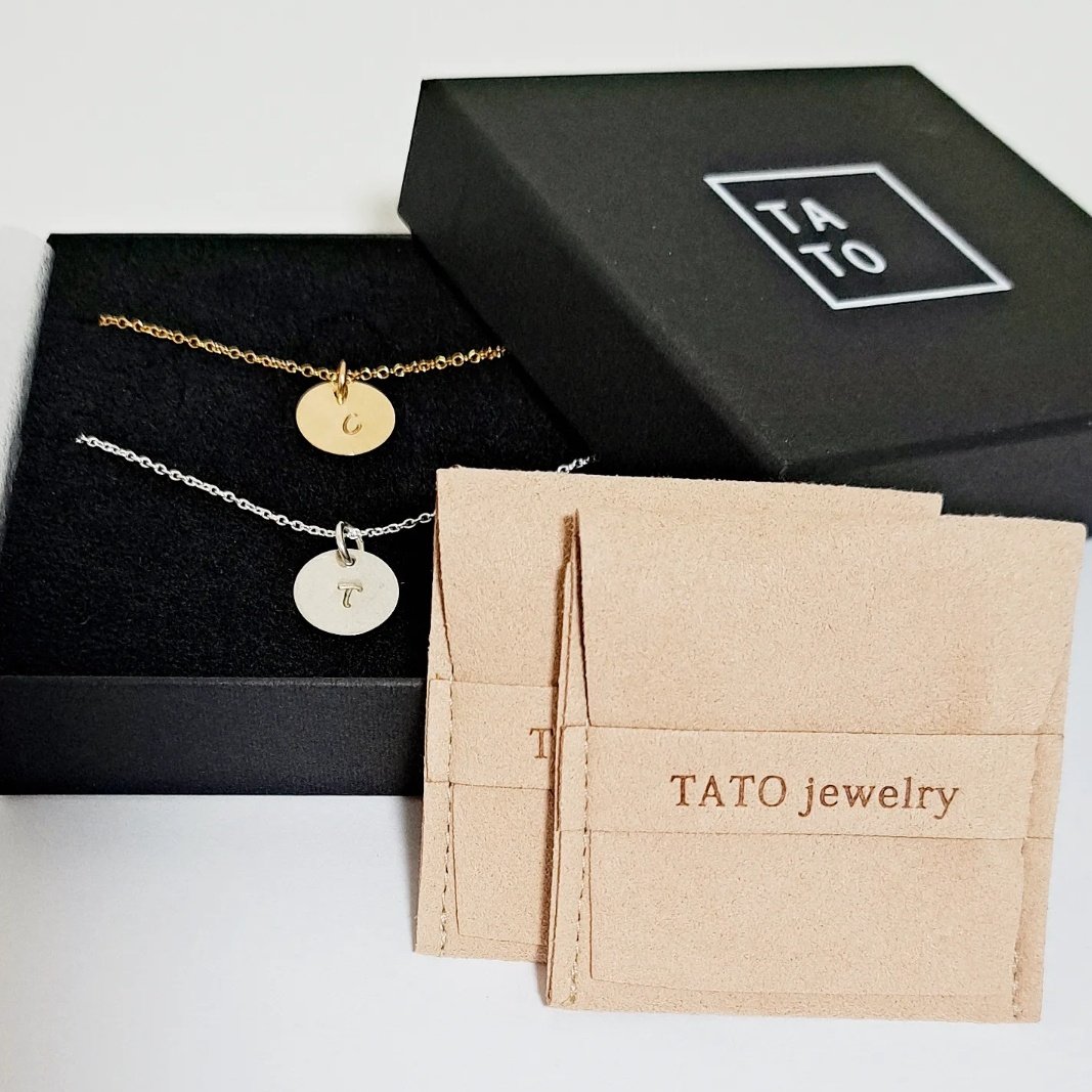 イニシャルペアプレートネックレスセット【ペア】 | ナンバー（数字