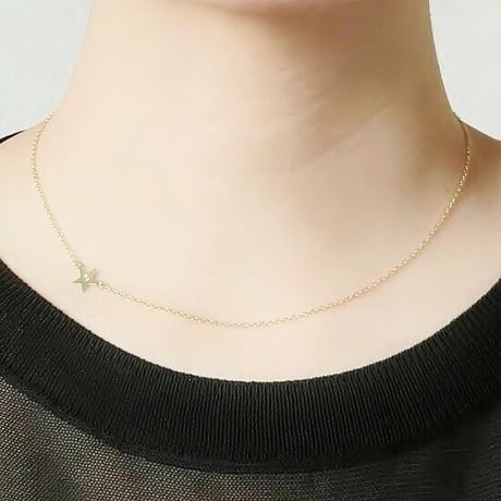 数字(ナンバー)スターサイドネックレス