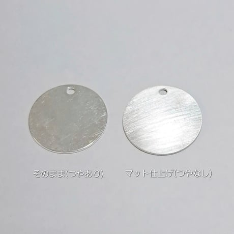 ミニ数字(ナンバー)2ケタプレートチャーム[シルバー925]【着せ替えネックレス用】