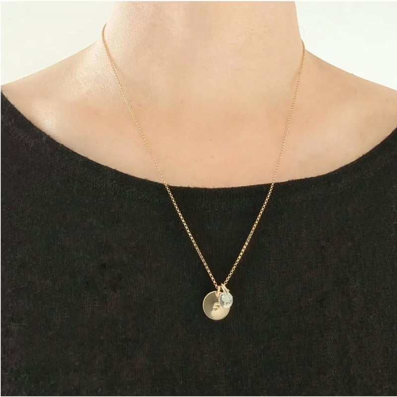 数字(ナンバー)プレートチャーム 【着せ替えネックレス用