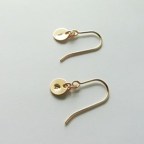 数字(ナンバー)プレートフックピアス