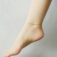 数字(ナンバー)ラインアンクレット