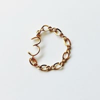 《CLASSY.ONLINE掲載アイテム》数字(ナンバー)チェーンリング