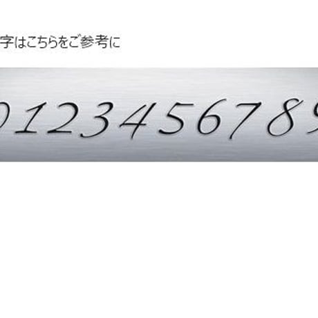 数字(ナンバー)ハートプレートチェーンブレスレット
