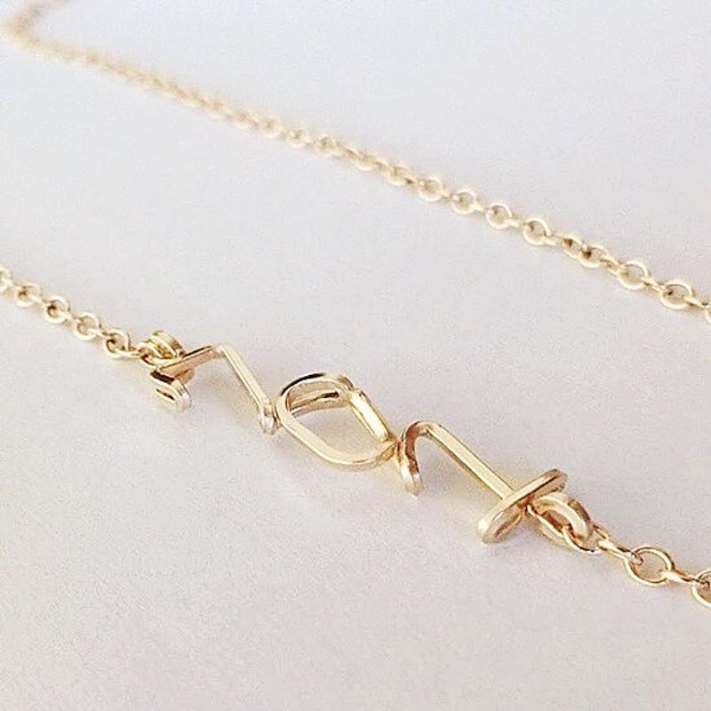 数字(ナンバー)3ケタサイドネックレス | ナンバー（数字）と