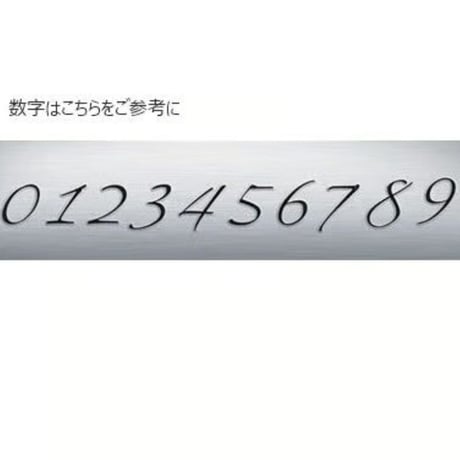 数字(ナンバー)2ケタプレートコードネックレス