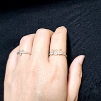 [TATO] 3つのイニシャルリング[シルバー925]