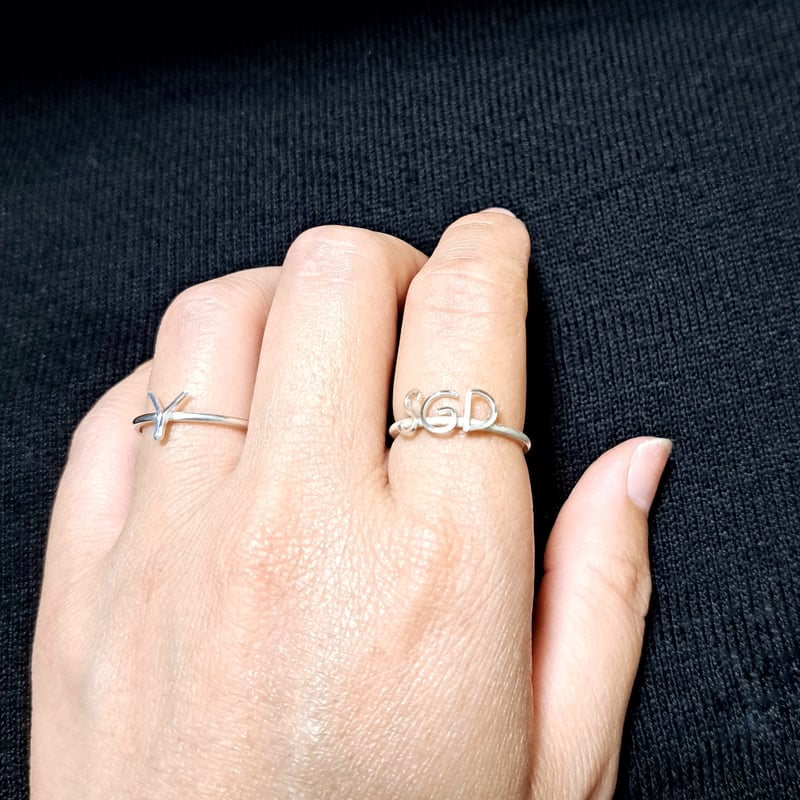 イニシャル ハートリング✨イニシャル以外にも数字OK！パールリング付 イニシャルリングのおすすめ人気ランキング【2025年】 | マイベスト