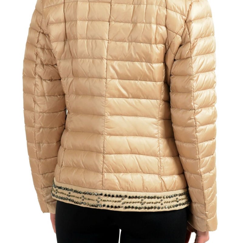 MONCLER CHARTRAN ビーズ装飾ダウンジャケット | MLS MONCLER CHARTRAN ビーズ装飾ダウンジャケット | MLS