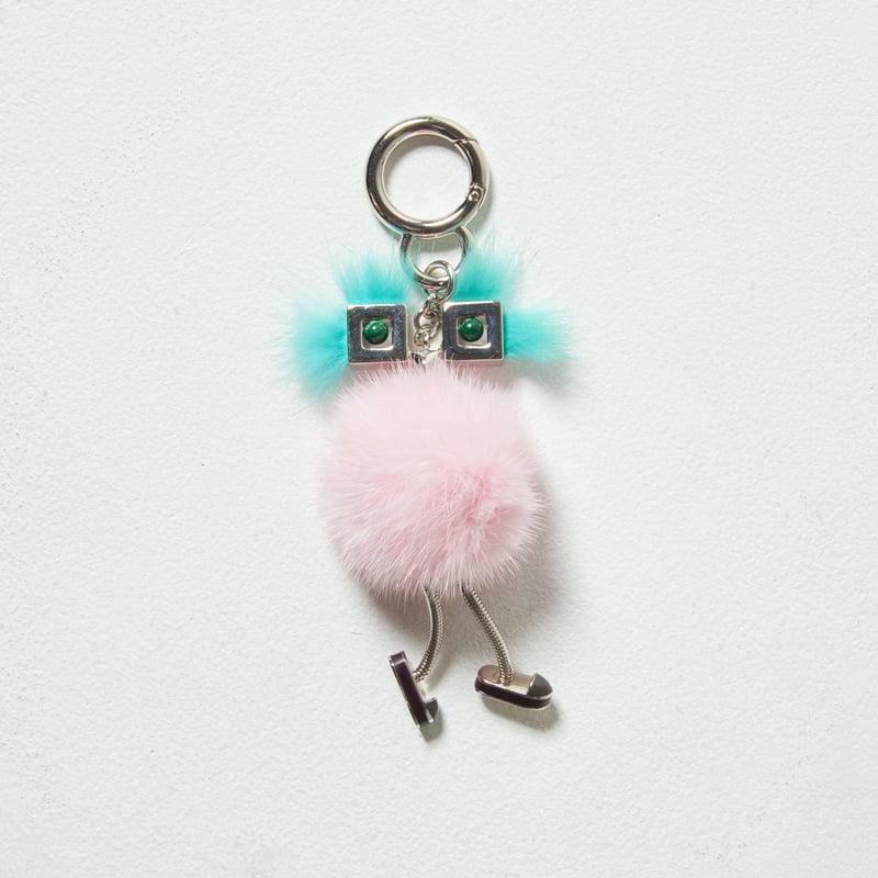 FENDI チャーム 水色×ピンク | MLS