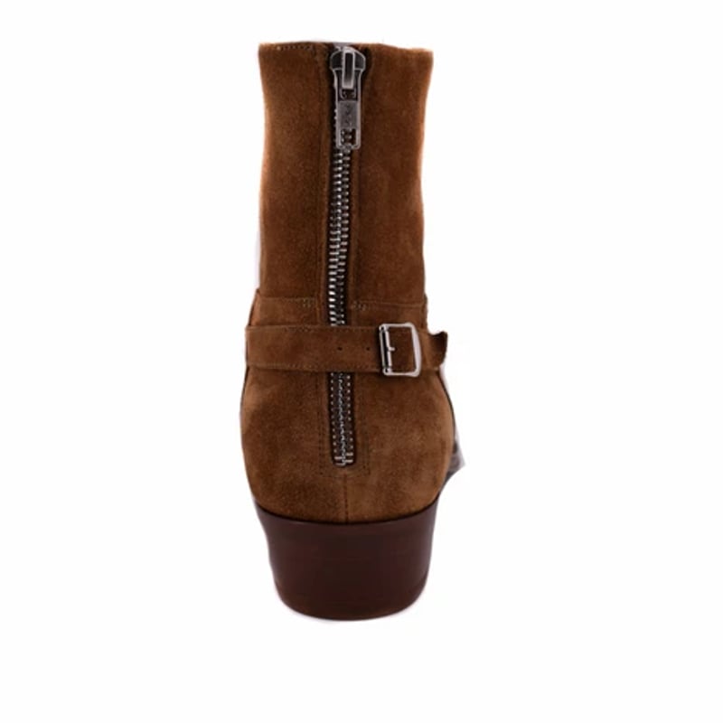 CELINE ジップバックル スウェードブーツ 10.5 | MLS CELINE ジップバックル スウェードブーツ 10.5 | MLS