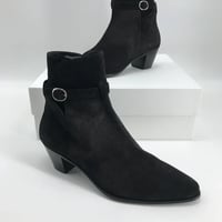 CELINE ジップバックル スウェードブーツ 10.5 | MLS