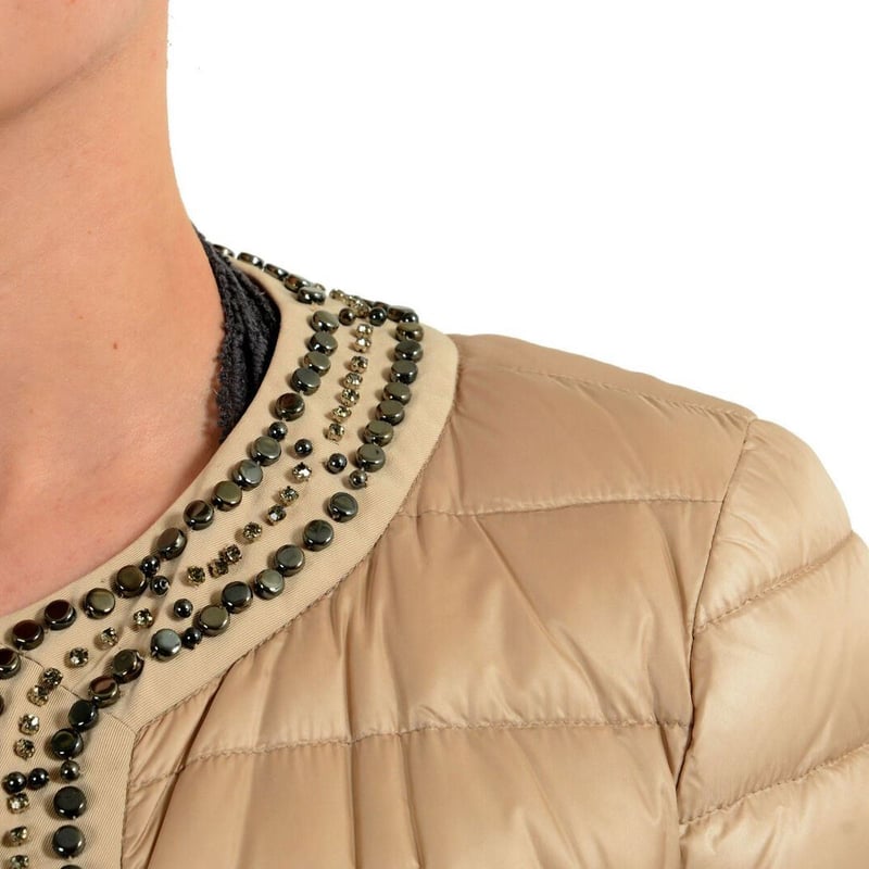 MONCLER CHARTRAN ビーズ装飾ダウンジャケット | MLS MONCLER CHARTRAN ビーズ装飾ダウンジャケット | MLS