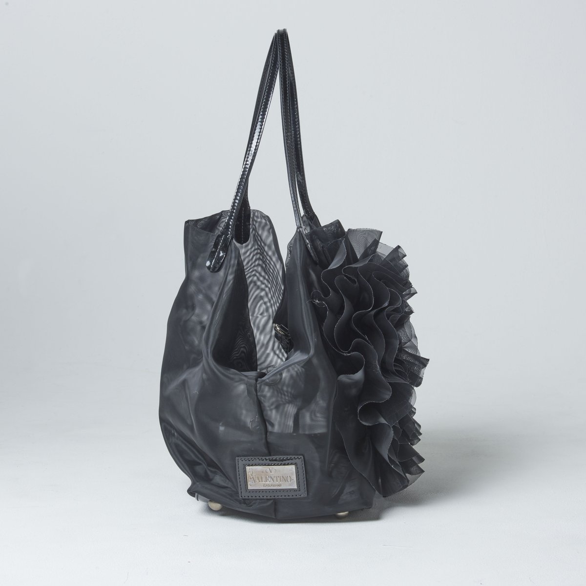 ◆VALENTINO◆ フローラル ミディアム ハンドルバッグ VALENTINO フラワーモチーフ ハンドバッグ | MLS