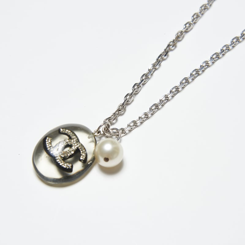 【水晶のような透明感♡】CHANEL ネックレス CHANEL 水晶ネックレス | MLS