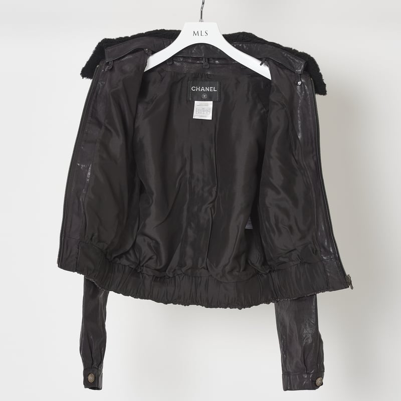 CHANEL バッファローレザーブルゾン 38 | MLS