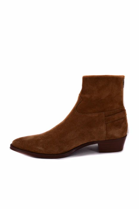 CELINE 27.5cm スエード ムートン ブーツ 42 CELINE ジップバックル スウェードブーツ 10.5 | MLS