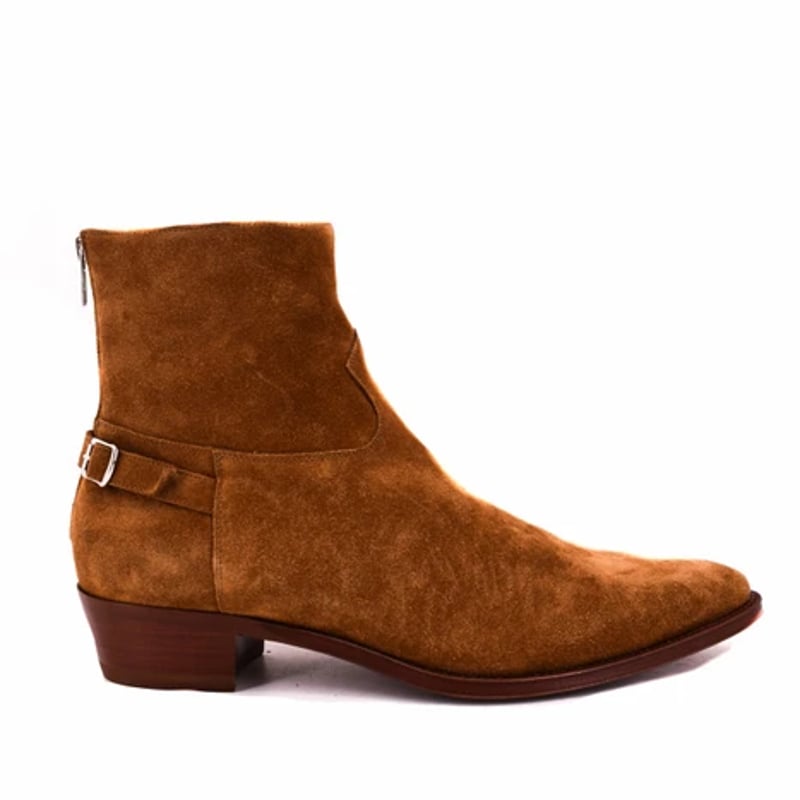 CELINE ジップバックル スウェードブーツ 10.5 | MLS CELINE ジップバックル スウェードブーツ 10.5 | MLS