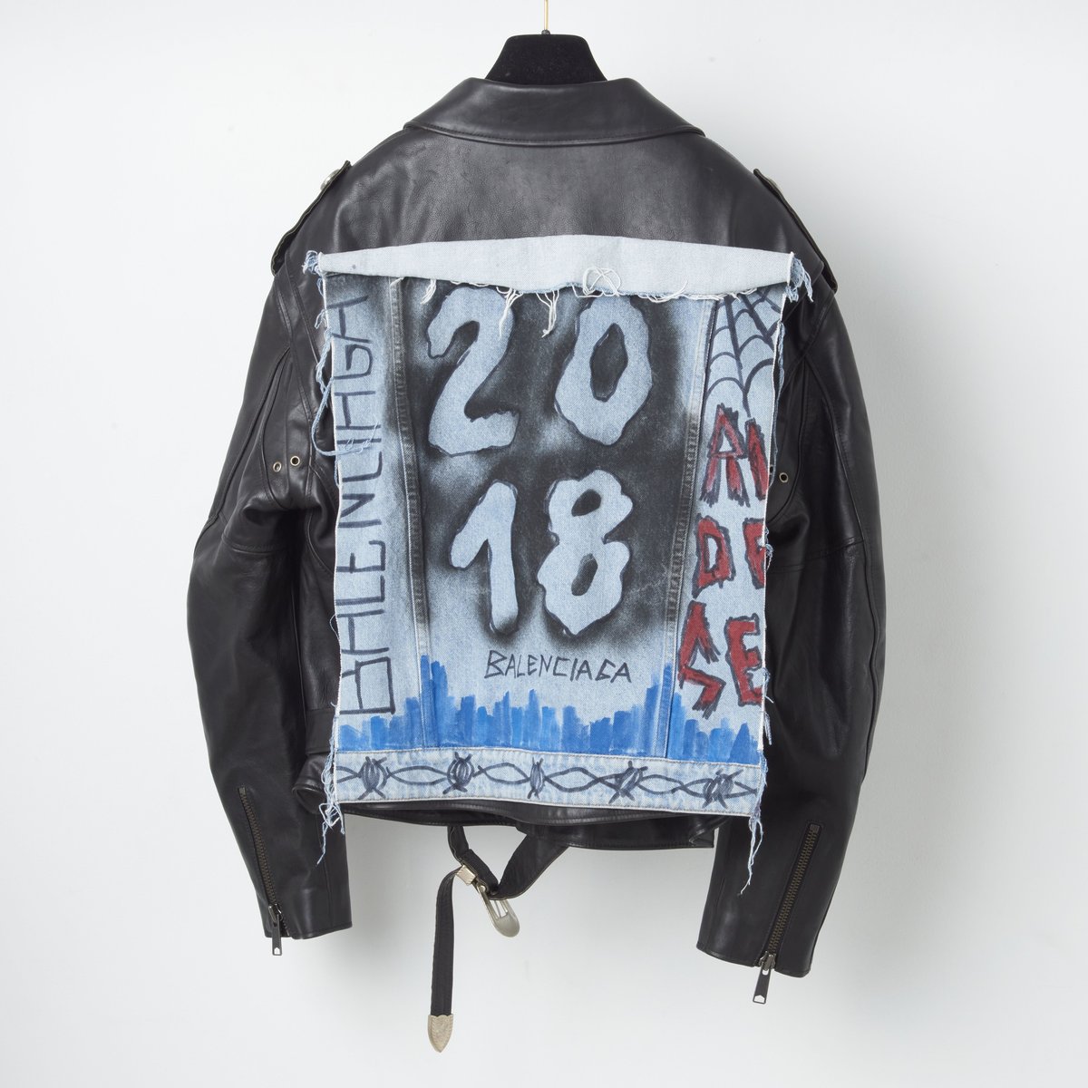 BALENCIAGA デニム切替ライダースジャケット 46 | MLS BALENCIAGA デニム切替ライダースジャケット 46 | MLS