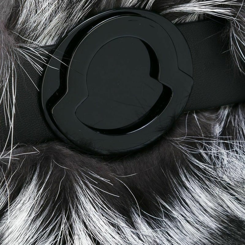 MONCLER LILIANE シルバーフォックスファーバッグ | MLS
