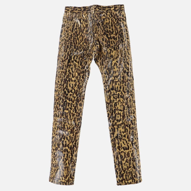 SAINT LAURENT パイソンパンツ プロトタイプ W28 | MLS