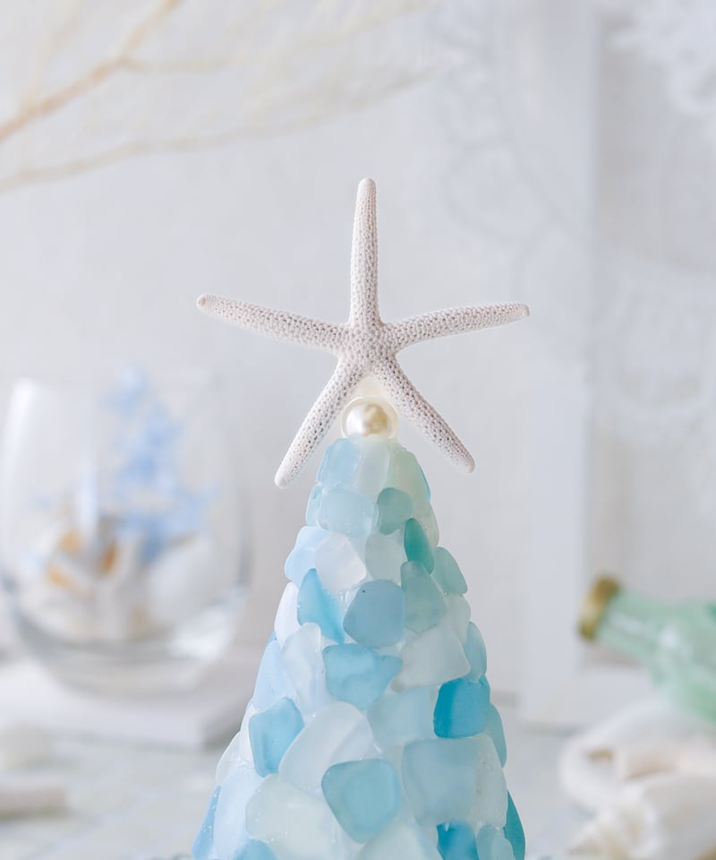 シーグラスツリーランプ / ミックス SHELOOMオリジナル | SHELOOM