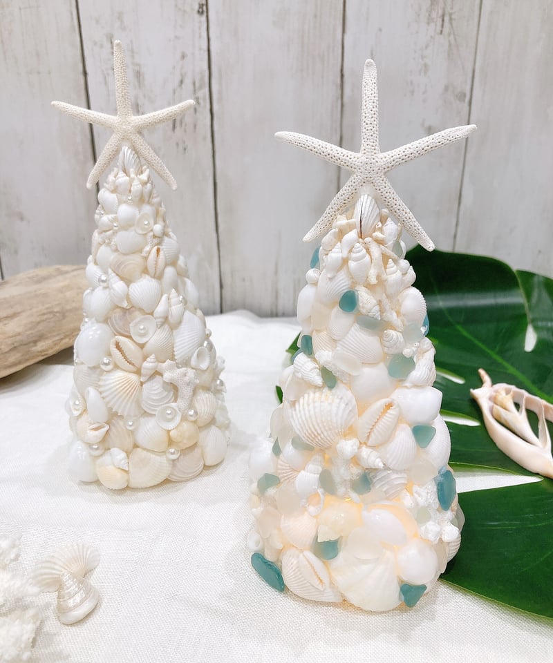 シェルツリーランプM（シーグラス） SHELOOMオリジナル | SHELOOM