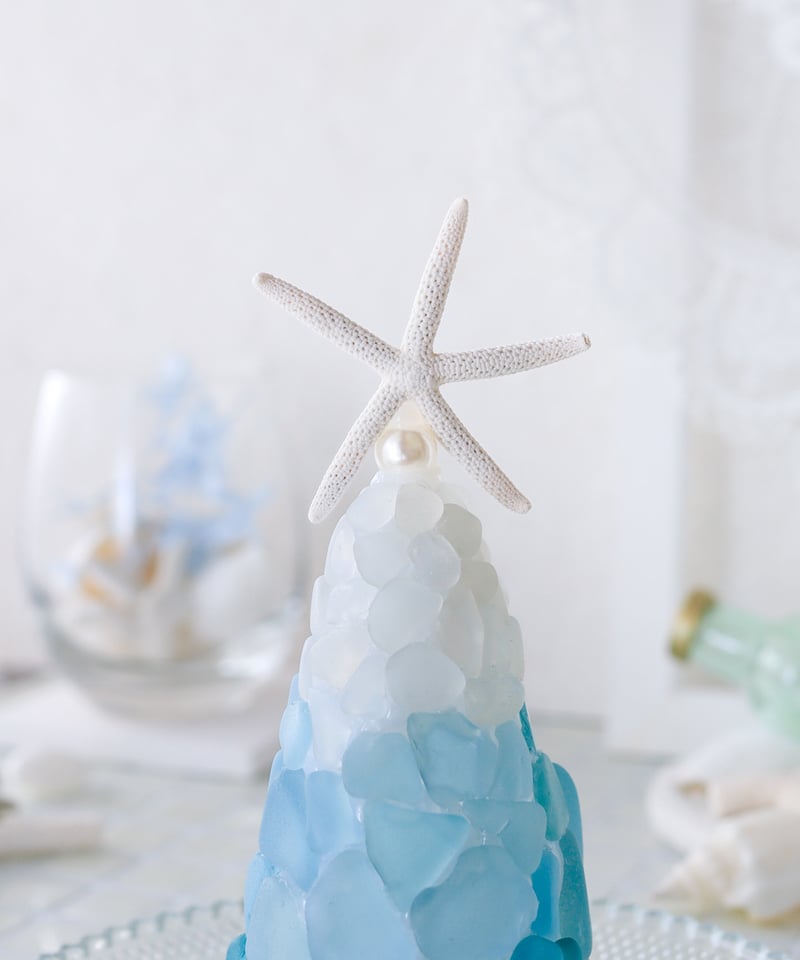 シーグラスツリーランプ / グラデーション SHELOOMオリジナル