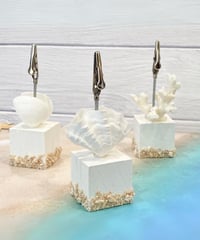 海の小さなメモスタンド（3個セット）　SHELOOMオリジナル