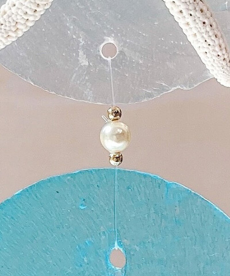 [参考]i冬のシックなオーナメントとシャーベット色プチシェル貝殻ガーランド 参考]b冬のシックなオーナメントとシャーベット色プチシェル貝殻