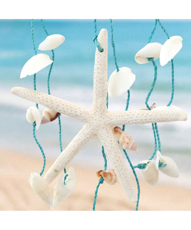 手作り シェルモビール ドリームキャッチャー 貝殻 約70cm 玄関 ドア 窓 手作り シェルモビール ドリームキャッチャー 貝殻 約70cm 玄関 ドア