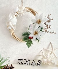 シェル＆スターフィッシュ ハート型リース SHELOOMオリジナル