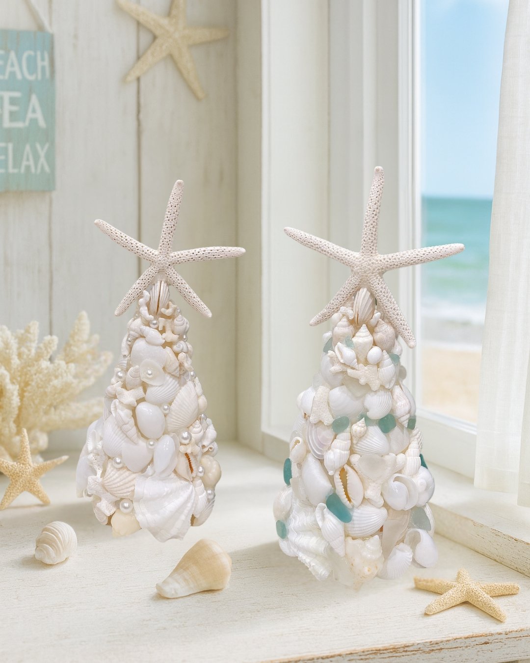 シェルツリーランプS（ シーグラス） SHELOOMオリジナル | SHELOOM