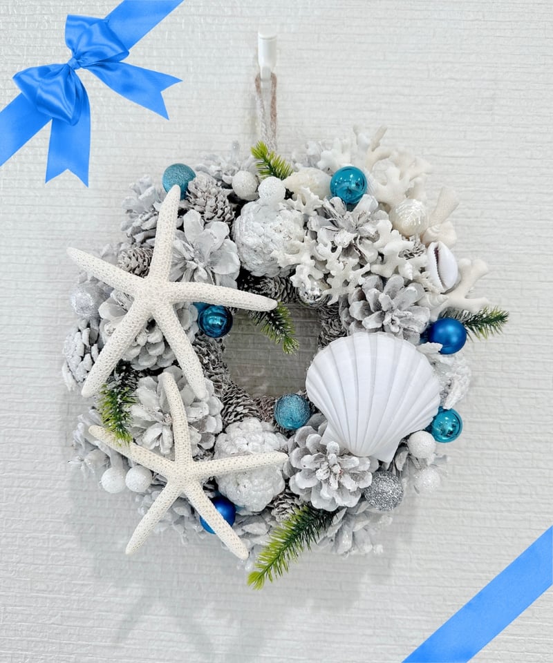 BEACHリース / ブルー SHELOOMオリジナル | SHELOOM