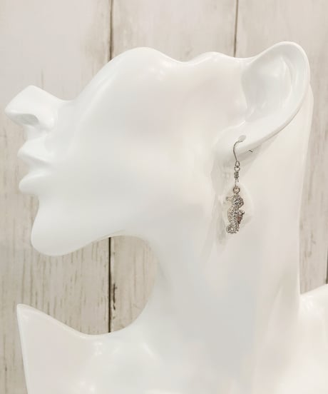 タツノオトシゴ&シェルピアス　SHELOOMオリジナル