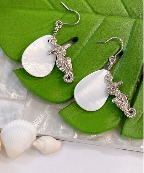 タツノオトシゴ&シェルピアス　SHELOOMオリジナル