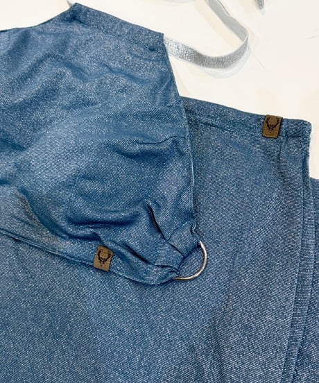 ■Re stock■ブラトップ&マーメイドスカートセット_  light blue lamé