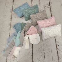 【Lifepallet photography生徒さま限定】ボータイボンネット / ニットピロー　アップルパイ柄