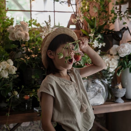 plume lace フレンチブラウス＋ニッカーボッカー