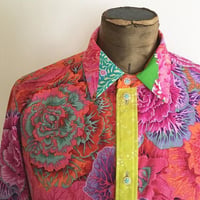 Bow tie colour shirt 　Type:ケイフファセットPatchwork【ちょうネクタイシャツ】