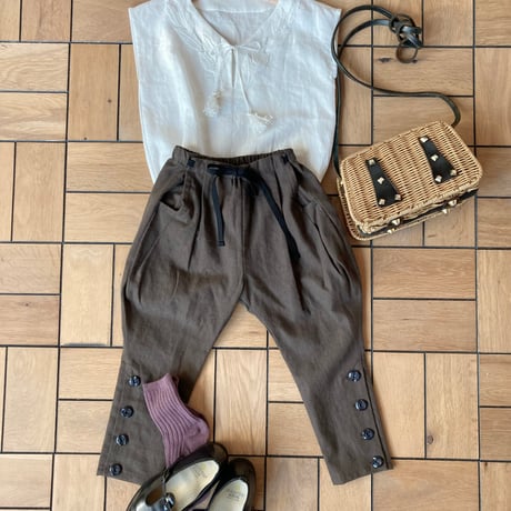 plume lace フレンチブラウス＋ニッカーボッカー
