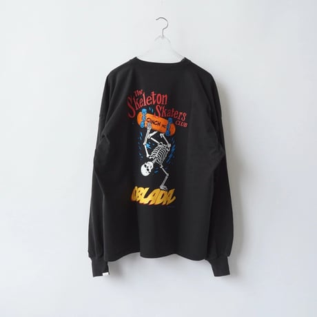 Oblada/オブラダ・Skeleton Long Tee